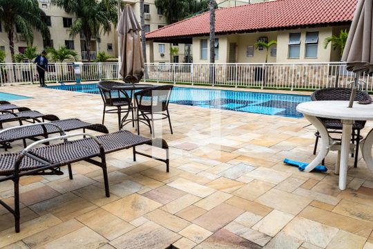 Área comum - Piscina de apartamento para alugar com 2 quartos, 54m² em Campo Grande, Rio de Janeiro
