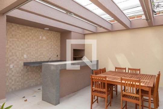 Área comum - Churrasqueira de apartamento para alugar com 1 quarto, 30m² em Parque Industrial Tomas Edson, São Paulo