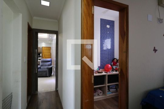 Corredor de apartamento à venda com 4 quartos, 210m² em Jardim Santo Antônio, Santo André
