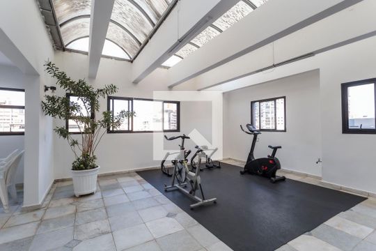Área comum - Academia de apartamento à venda com 1 quarto, 37m² em Vila Nova Conceição, São Paulo
