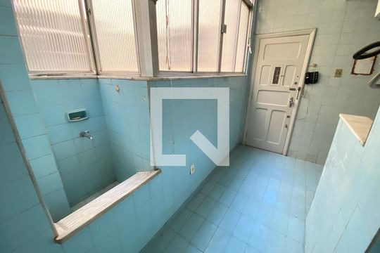 Área de Serviço de apartamento à venda com 3 quartos, 95m² em Rocha, Rio de Janeiro