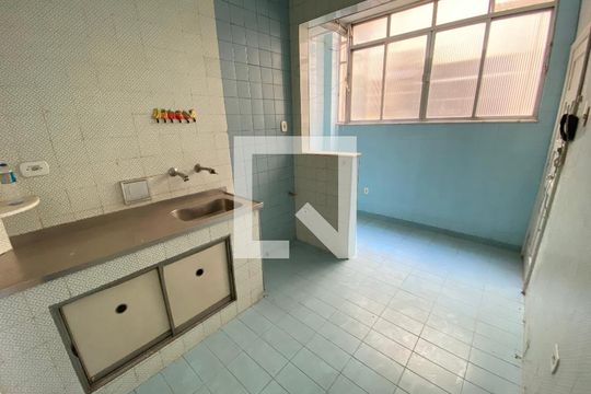 Cozinha de apartamento à venda com 3 quartos, 95m² em Rocha, Rio de Janeiro