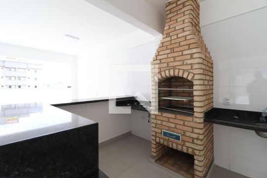 Área comum - Churrasqueira de apartamento para alugar com 2 quartos, 56m² em Novo Mundo, Uberlândia