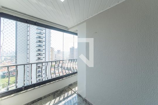 Varanda da Suíte de apartamento para alugar com 3 quartos, 133m² em Vila Santo Estéfano, São Paulo