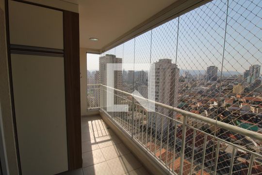 Sala / Cozinha - Varanda de apartamento para alugar com 3 quartos, 67m² em Vila Dom Pedro Ii, São Paulo