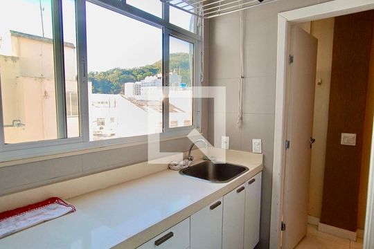 Área serviço de apartamento à venda com 3 quartos, 119m² em Copacabana, Rio de Janeiro