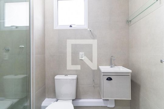 Banheiro de apartamento para alugar com 1 quarto, 31m² em Sacomã, São Paulo