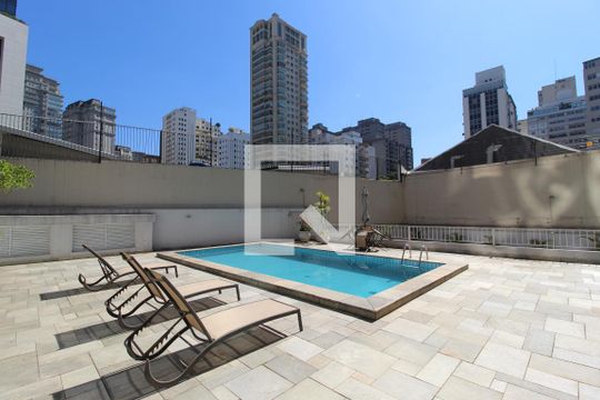 Área Comum - Piscina de apartamento à venda com 3 quartos, 211m² em Itaim Bibi, São Paulo