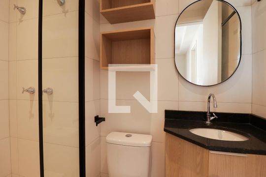Banheiro de apartamento para alugar com 1 quarto, 28m² em Jardim Sao Paulo(zona Norte), São Paulo