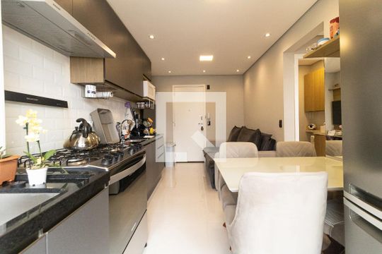 Cozinha de apartamento à venda com 2 quartos, 37m² em Sacomã, São Paulo
