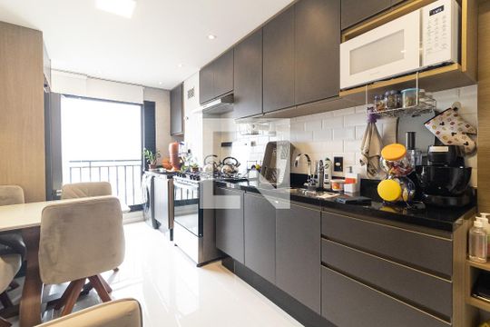 Cozinha de apartamento à venda com 2 quartos, 37m² em Sacomã, São Paulo