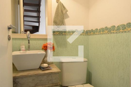 Lavabo de casa de condomínio à venda com 4 quartos, 250m² em Vila Mariana, São Paulo