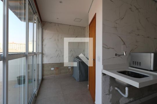Cobertura - Área de Serviço de apartamento à venda com 2 quartos, 104m² em Vila Sao Pedro, Santo André