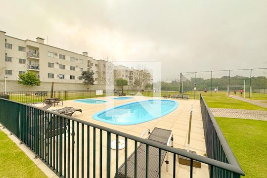 Área comum - Piscina de apartamento para alugar com 2 quartos, 62m² em Vargem do Bom Jesus, Florianópolis