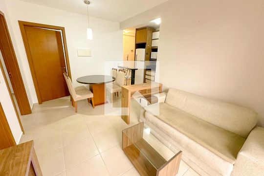 Sala de apartamento para alugar com 2 quartos, 62m² em Vargem do Bom Jesus, Florianópolis