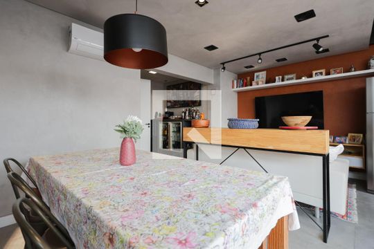 Área de lazer - Sala de estar e jantar de apartamento à venda com 3 quartos, 165m² em Chora Menino, São Paulo