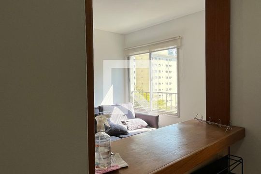 Cozinha de apartamento para alugar com 1 quarto, 50m² em Vila Clementino, São Paulo