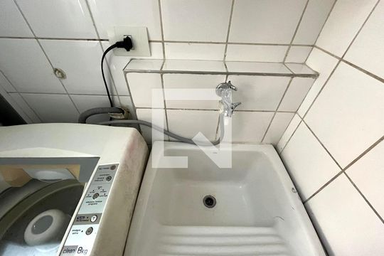 Área de Serviço de kitnet/studio à venda com 1 quarto, 37m² em Jabaquara, São Paulo