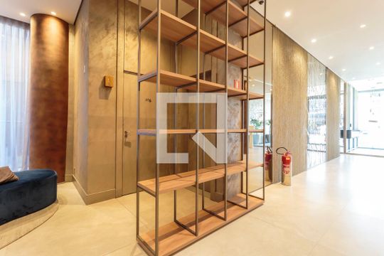 Área comum de kitnet/studio para alugar com 1 quarto, 52m² em Indianópolis, São Paulo