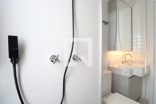 Detalhe do Banheiro da Suíte 1 de apartamento à venda com 2 quartos, 90m² em Vila Ipojuca, São Paulo