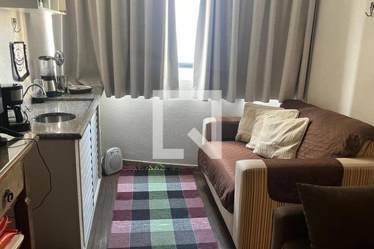Sala de apartamento para alugar com 2 quartos, 55m² em Indianópolis, São Paulo