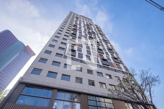 Fachada de kitnet/studio para alugar com 1 quarto, 28m² em Pinheiros, São Paulo