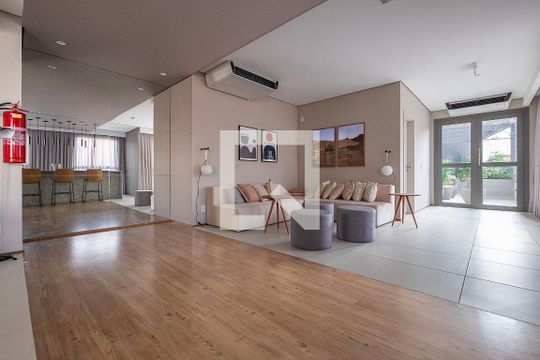 Área comum - Salão de Festas de kitnet/studio para alugar com 1 quarto, 28m² em Pinheiros, São Paulo