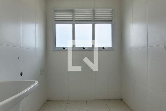 Área de Serviço de apartamento à venda com 3 quartos, 86m² em Vila Alzira, Santo André