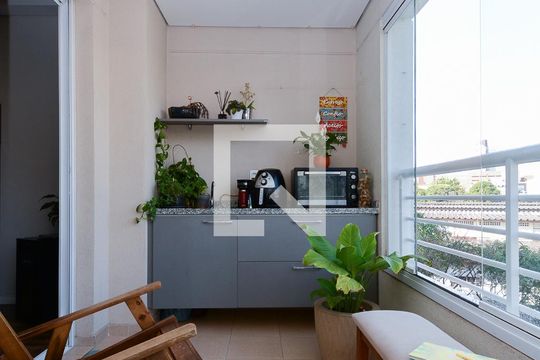 Varanda da Sala de apartamento à venda com 3 quartos, 84m² em Rudge Ramos, São Bernardo do Campo