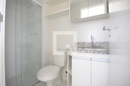 Banheiro de kitnet/studio à venda com 1 quarto, 36m² em Liberdade, São Paulo