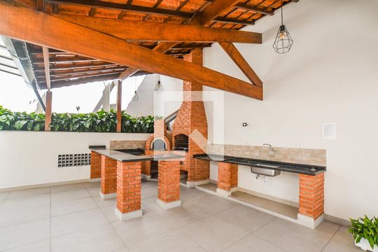 Área comum - Churrasqueira de apartamento à venda com 3 quartos, 127m² em Vila Pires, Santo André