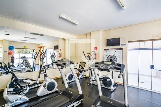 Área comum - Academia de apartamento à venda com 3 quartos, 127m² em Vila Pires, Santo André