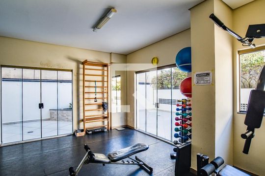 Área comum - Academia de apartamento à venda com 3 quartos, 127m² em Vila Pires, Santo André