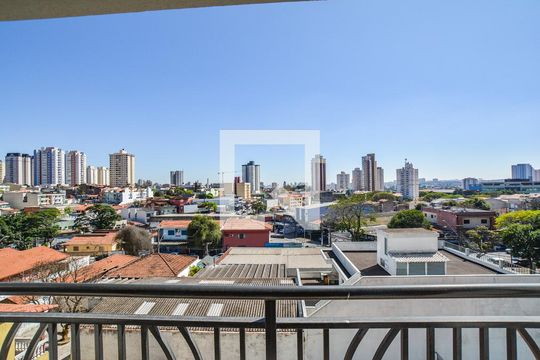 Varanda da Sala de apartamento à venda com 3 quartos, 127m² em Vila Pires, Santo André
