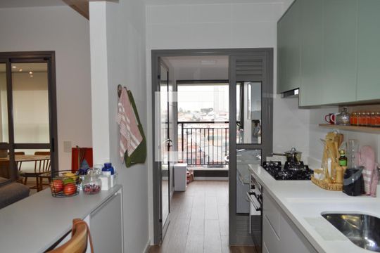 Cozinha de apartamento à venda com 2 quartos, 105m² em Vila Dom Pedro I, São Paulo