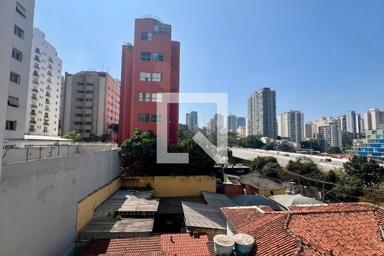 Vista da sala de apartamento à venda com 2 quartos, 73m² em Cerqueira César, São Paulo