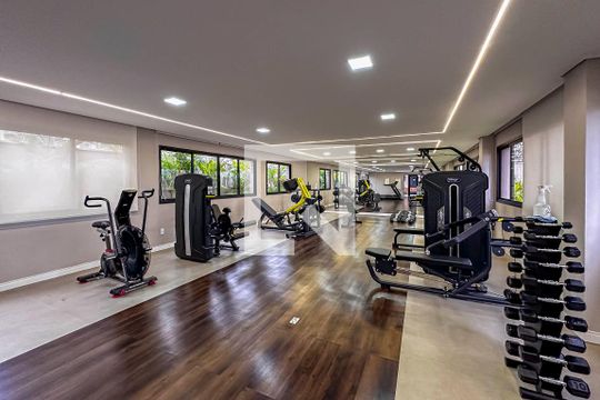 Área comum - Academia de apartamento à venda com 3 quartos, 125m² em Vila Santa Teresa, Santo André