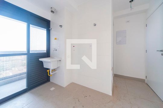 Área de Serviço de apartamento à venda com 3 quartos, 125m² em Vila Santa Teresa, Santo André
