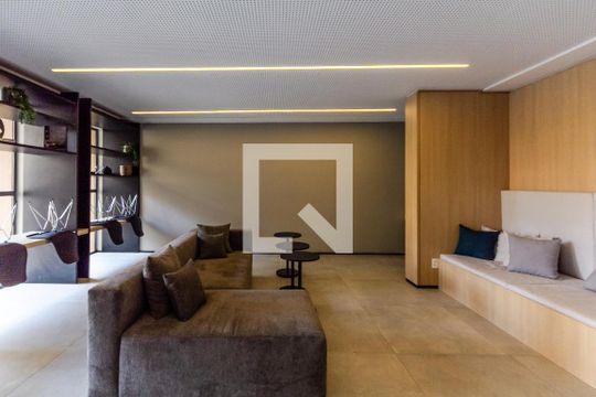 Área comum - Academia de kitnet/studio para alugar com 1 quarto, 25m² em Vila Nova Conceição, São Paulo
