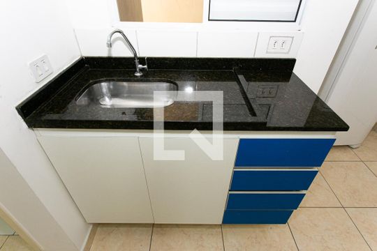 Cozinha - Armários de kitnet/studio para alugar com 1 quarto, 20m² em Tatuapé, São Paulo