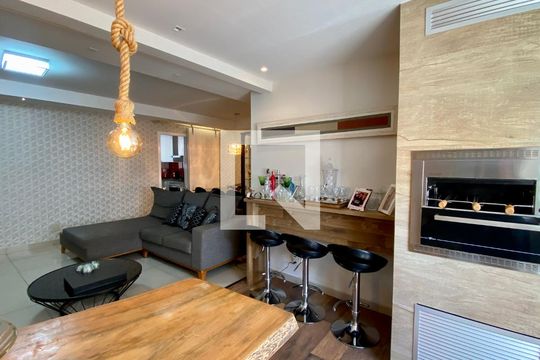 Varanda gourmet de apartamento à venda com 4 quartos, 120m² em Buritis, Belo Horizonte