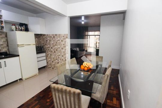 Sala de Jantar de apartamento à venda com 3 quartos, 92m² em Centro Histórico, Porto Alegre
