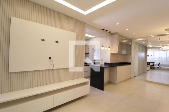 Sala de apartamento para alugar com 3 quartos, 127m² em Granada, Uberlândia