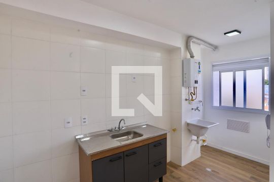 Cozinha de apartamento para alugar com 2 quartos, 35m² em Mooca, São Paulo