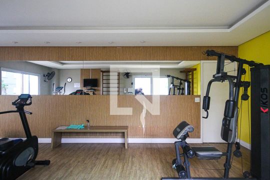 Área comum - Academia de apartamento para alugar com 2 quartos, 45m² em Quinta da Paineira, São Paulo