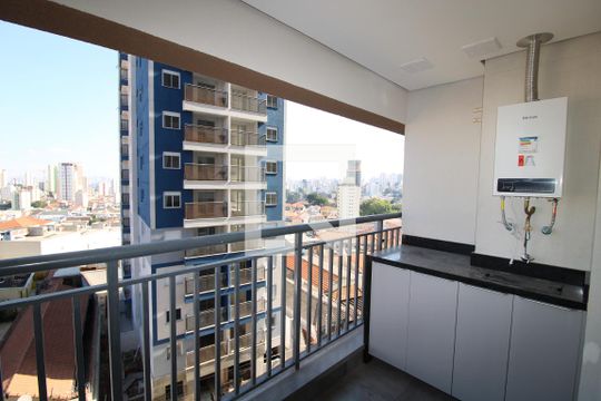 Studio - Varanda de kitnet/studio para alugar com 1 quarto, 28m² em Parada Inglesa, São Paulo