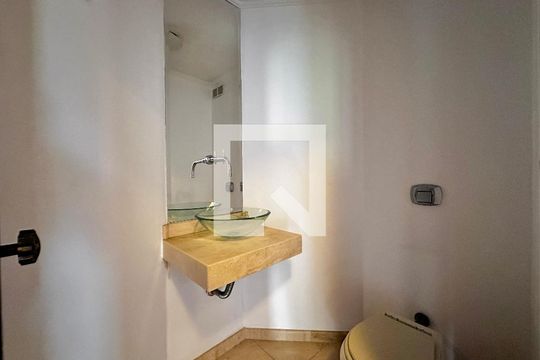 Lavabo de apartamento à venda com 3 quartos, 237m² em Campo Belo, São Paulo