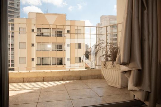 Varanda da Sala de apartamento à venda com 2 quartos, 54m² em Bosque da Saúde, São Paulo