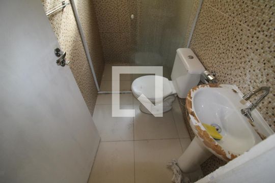 Banheiro de casa de condomínio para alugar com 1 quarto, 37m² em Mandaqui, São Paulo
