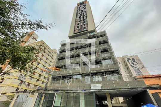 Fachada de kitnet/studio à venda com 1 quarto, 26m² em Pinheiros, São Paulo